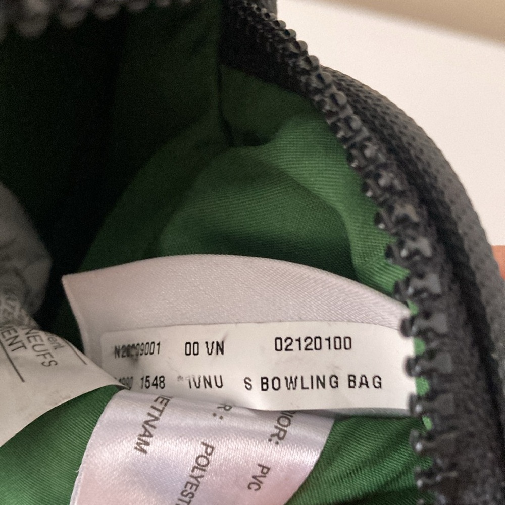 Lacoste Black Everday Bowling Bag Purse, EUC - Picture 9 of 9